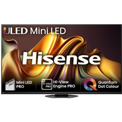 Image of Hisense 65 Inch Mini LED Smart TV 65U8NQTUK, Quantum Dot Colour, Dolby Vision IQ &amp; Atmos, iMax Enhanced, 2.1.2 Channel Speakers and Vidaa OS with Freely, Youtube, Netflix Disney+ (2024 Model)
