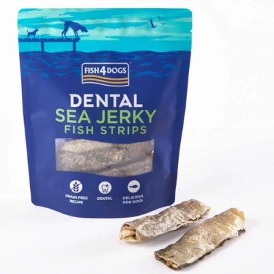 Image of Fish4Dogs Dental Sea Jerky Strips, Fish, 0.1 kg