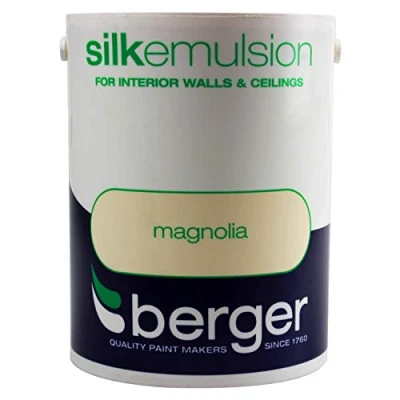 Image of Berger Vinyl Silk 5L Magnolia