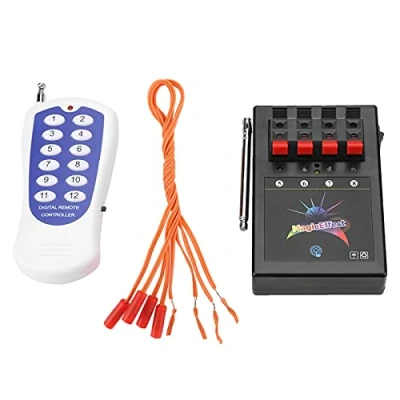 Image of 8 Modes Battery Operated Wireless Fireworks Professional 4 Channel Firing System for Christmas Party Decoration