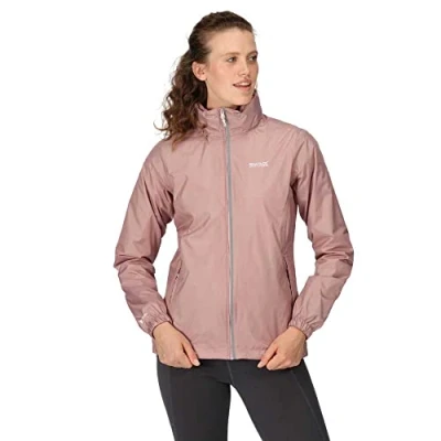 Image of Regatta Womens/Ladies Corinne IV Waterproof Packable Jacket Coat, Dusky Rose, 12