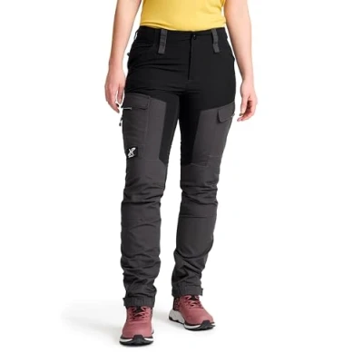 Image of RevolutionRace Women&#039;s RVRC GP Trousers, Durable Trousers for Hiking, Walking, Exploring and All Other Outdoor Activities, Jet Black, XXL