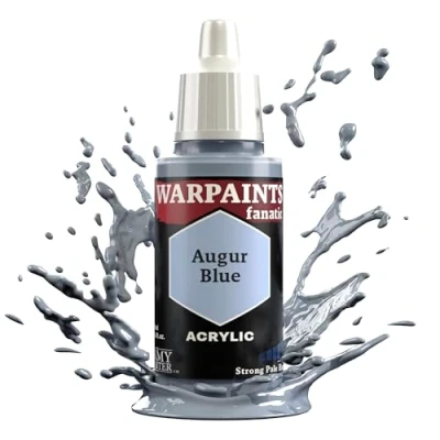 Image of The Army Painter Blue Warpaints Fanatic 18ml Acrylic Paints (Augur Blue)