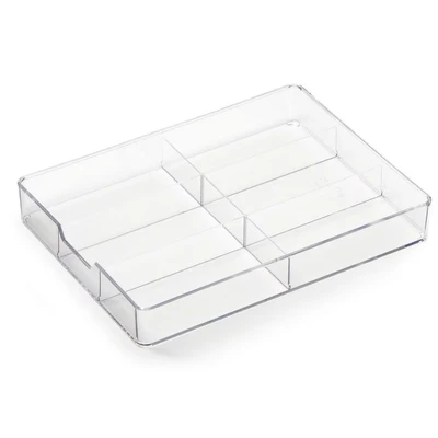 Image of Durable Coffee Point Caddy Drawer Insert Ideal for Organising Pods, Capsuals, Tea Bags Transparent