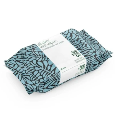 Image of Australian Bodycare Tea Tree Oil Antiseptic Wet Wipes (36)