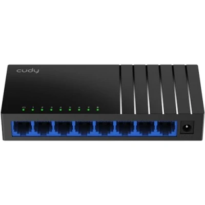 Image of Cudy GS108D 8 Port Gigabit Unmanaged Ethernet Switch, Rj45 Ports, 802.3az Energy Saving, Plug and Play, Fanless Design