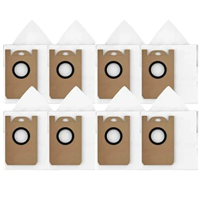 Image of GYing 8 Pcs Leakproof Dust Bags for Laresar L6 Pro Robot Vacuum Cleaner