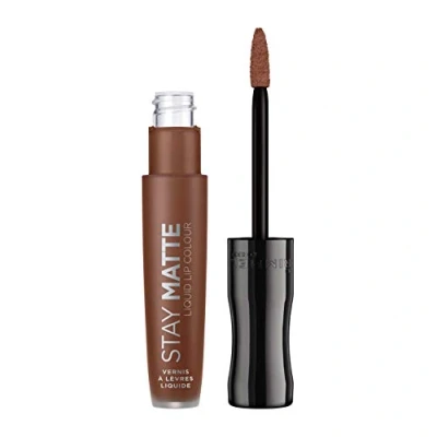 Image of Rimmel London Stay Matte Liquid Lipstick, Scandalous, Nude Shade 4, 5.5 ml (Pack of 1)