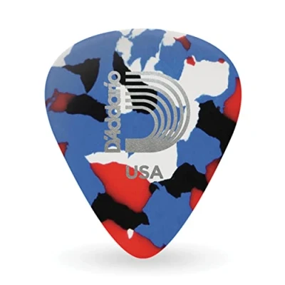 Image of Planet Waves Multi Color Celluloid Guitar Picks Pack of 10 Extra Heavy