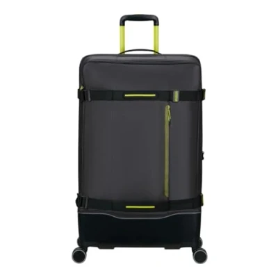 Image of American Tourister Urban Track Large Check in Black/Lime