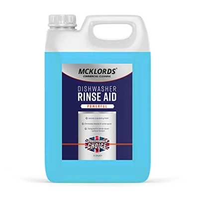 Image of McKLords Dishwasher Rinse Aid, 5 Litre, Blue
