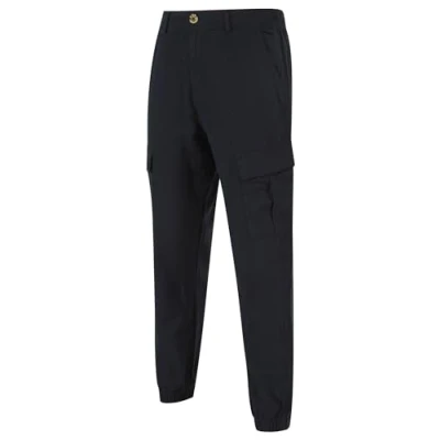 Image of Tokyo Laundry Mens Navy Linen Blend Cargo Style Trousers Size 36 (Waist)