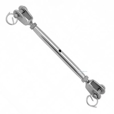 Image of Stainless Steel Rigging Screw Mini Jaw &amp; Marine Boat Closed Turnbuckle (M8)