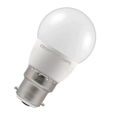 Image of Crompton LED Round Thermal Plastic Dimmable 5.5W 6500K BC B22d