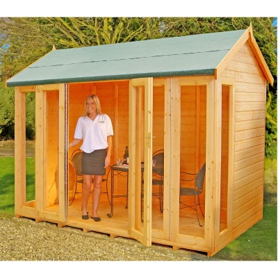 Image of 10&#039;3 x 6&#039;5 Shire Blenheim Wooden Summerhouse