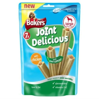 Image of Bakers Joint Delicious Large Dog Treats Chicken 7 per pack (PACK OF 6)