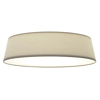 Image of Taiko Cylindrical 40cm Bowl Ceiling Light, Putty Fabric