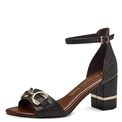 Image of MARCO TOZZI Women&#039;s 2 28037 42 Sandal, MOCCA COMB, 5.5