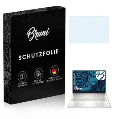 Image of Bruni Screen Protector compatible with HP Envy 14 eb0777ng Film, crystal clear Protective Film (2X)