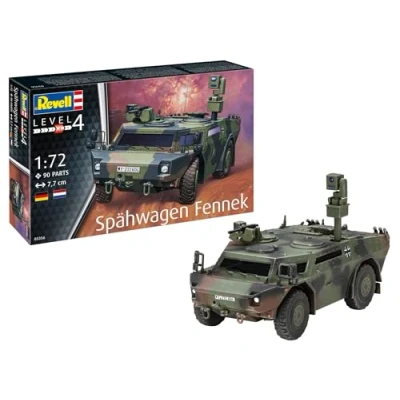 Image of Revell 03356 Spähwagen Fennek 1:72 Scale Unbuilt/Unpainted Plastic Model Kit