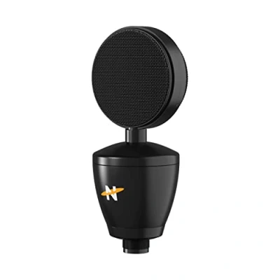 Image of NEAT Worker Bee II Cardioid Medium Diaphragm Condenser Microphone with Internal Capsule Shock Mount, for Recording, Podcasting, Streaming, and Gaming, XLR Output Black