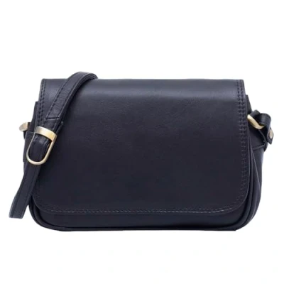 Image of Lloyd Baker Genuine Leather Crossbody Bag, Soft Shoulder Handbag with Adjustable Strap, Compact Size Multiple Compartments, AMRITSAR (NAVY)