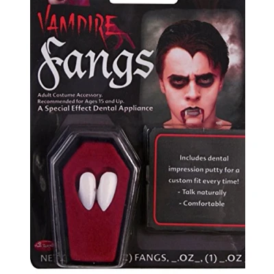 Image of Costumes For All Occasions 9083 FW9083 Fangs Dentures Vampire, Multicolor