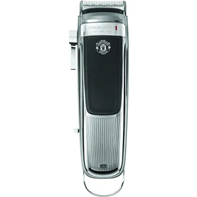 Image of Remington Manchester United Heritage Cordless Hair Clippers with Face Towel, Silver