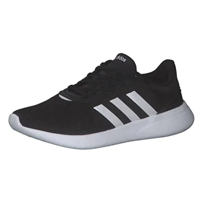Image of adidas Women&#039;s QT Racer 3.0 Sneaker, core Black/FTWR White/Almost Pink, Numeric_4 UK