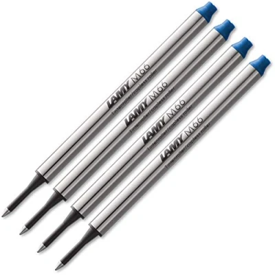 Image of LamyM66 High Capacity Rollerball Refill Colour: blue, Line Width: M Pack of 8, 4er