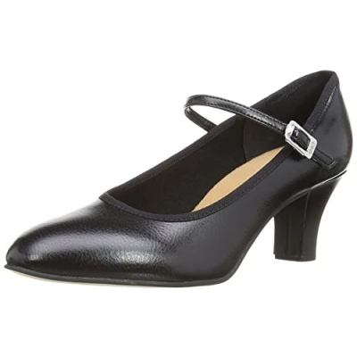 Image of Bloch Womens Kickline 2.5&quot; Heel Jazz &amp; Modern Dance Shoes, Black, 3 UK