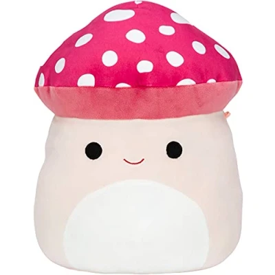 Image of Squishmallows Officiall Kellytoy 5 Inch Mushroom Food Squad Collectible Pillow Animals (Malcolm Mushroom)