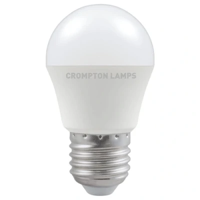 Image of Crompton LED Thermal Plastic Round 5W 4000K Dimmable ES E27