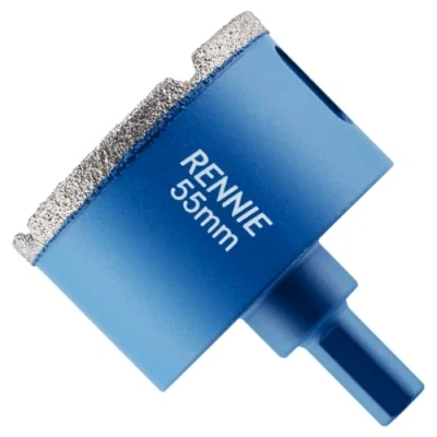 Image of 55mm Diamond Hole Saw Drill Bit With Tri Shank For Porcelain Tiles Ceramic Slate Stone Granite Marble Glass. Core Holesaw/Hole Cutter