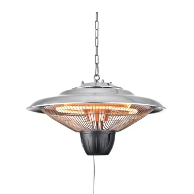 Image of Coral Outdoor Patio Heater Silver IP34