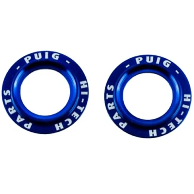 Image of Puig Anodized Aluminum Rings Set 20025A Blue for PHB19 axle Slider
