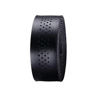 Image of BBB Cycling Bike Handlebar Tape/Leather Look Bar Tape Road Bike/Non Slip Includes Plugs/SpeedRibbon BHT 12, White