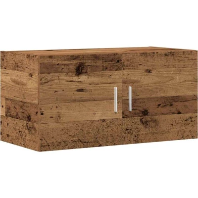 Image of vidaXL Wall Cabinet Old Wood 80x39x40 cm Engineered