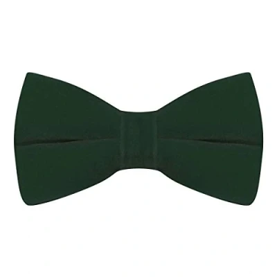 Image of King &amp; Priory Luxury Dark Green Velvet Bow Tie