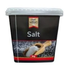 Image of Chef William Table Salt 6kg (Pack of 2)