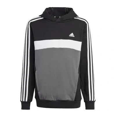 Image of adidas Performance Unisex Hoodie for kids, Size: 13 14y, Black/white/grey five