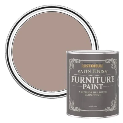 Image of Rust Oleum Pink Furniture Paint in Satin Finish Haversham 750ml