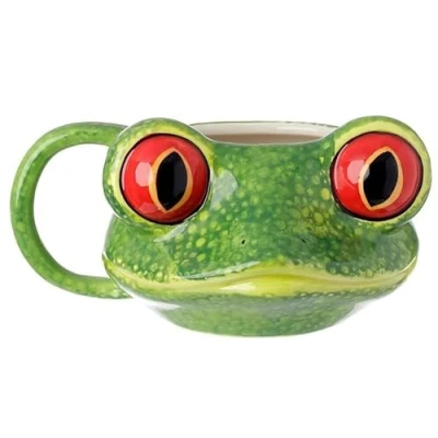 Image of Caribou Living Tree Frog Mug Cup 3D Novelty Treeforest Reptile 400ml for Hot Drinks, Tea, Coffee, Chocolate