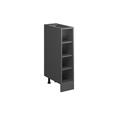 Image of Vicco Kitchen shelf Raul, Anthracite/Anthracite, 20 cm without worktop