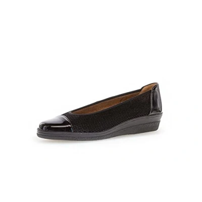Image of Gabor Women Ballet Flats, Ladies Classic Flats,Flats,Summer Shoe,Classic,Elegant,Black (Schwarz) / 87,37.5 EU 4.5 UK