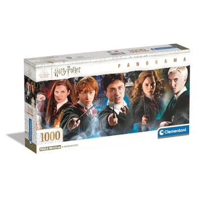 Image of Clementoni Jigsaw Puzzle Harry Potter 1000 Pieces Poster Included, For Adults 14 99 Years, Gift Men/Women, Hogwarts, Made In Italy, 39874