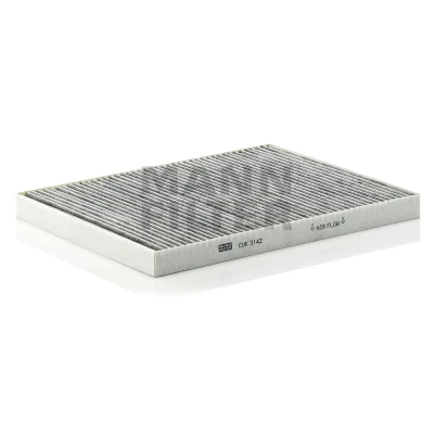 Image of 82205905, K82205905 Pollen Filter MANN CUK 3142 Activated Carbon 308mm 235mm 23mm CHRYSLER: Grand VOYAGER IV, 4
