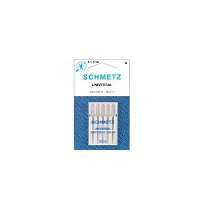 Image of Premium Quality Schmetz Universal Needle Sewing Machine Needles 5 Pack 130/705 H (70/10)