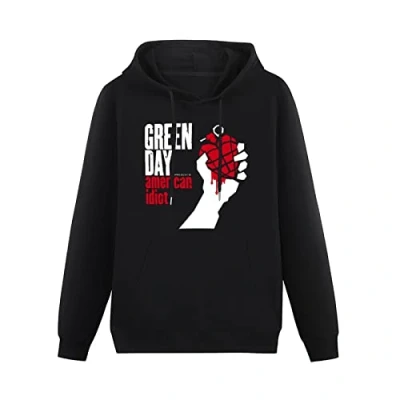 Image of Mgdk Green Day American Hoodies Long Sleeve Pullover Loose Hoody Sweatershirt XL