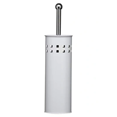 Image of Premier Housewares Toilet Brush and Holder Purple,H38 x W10 D10cm